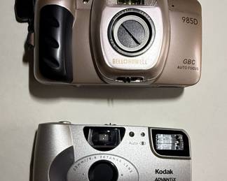 Kodak Advantix F300 & Bell Howell GBC 985D Point-and-Shoot Cameras