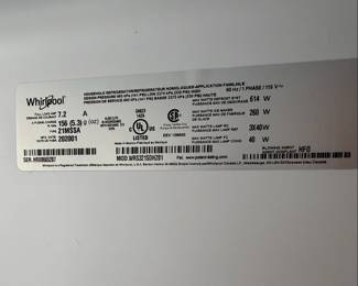 Whirlpool WRS555SIHZ Side-by-Side Refrigerator