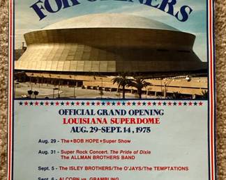 Louisiana Superdome Official Grand Opening Program