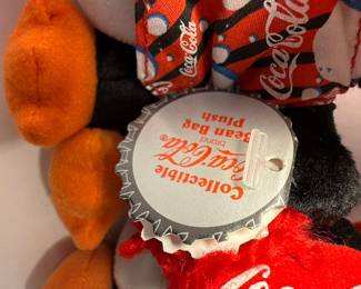 Coca-Cola Collectible Bean Bag Plush Set - Penguins and Polar Bears