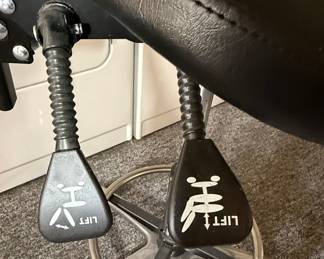 Ergonomic Saddle Stool with Back Support