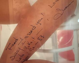 TAB Soda Advertising Poster Signed by Susan