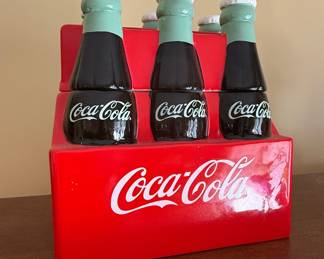 Coca-Cola Bottle Carrier Cookie Jar