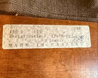 Wooden Glider Rocker and Ottoman Set - Made in Canada