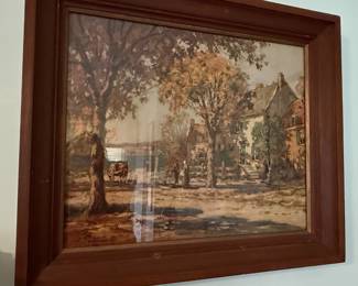 J. Petersen Landscape Painting