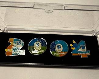 Panasonic Athens 2004 Olympic Pins Set