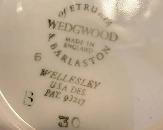 Wedgwood Wellesley Sugar Bowl and Creamer Set