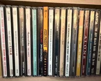 Assorted Classic Rock Artist CDs