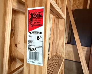 Werner W336 6 ft. Type III Wood Step Ladder