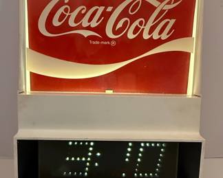 Everbrite Coca-Cola G020 Electric Clock 1976