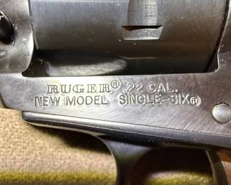 Ruger New Model Single-Six .22 Caliber Revolver
