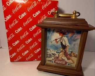Coca-Cola Cowboy "Swiss Movement" Clock