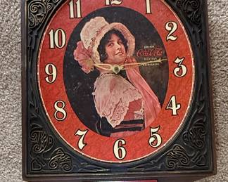 Coca-Cola Embosograph Wall Clock