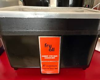 Vintage Dominion Fry All Deep Fryer Cooker