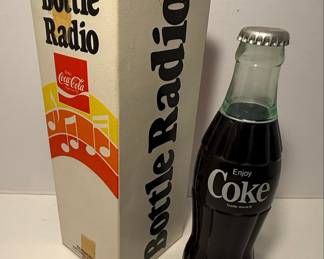 Coca-Cola Bottle AM Radio