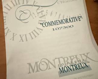 Montreux Jostens Coca-Cola Enterprises Commemorative Clock