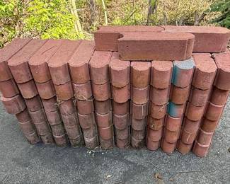Pavestone Red Concrete Edging Stones