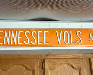 Tennessee Vols Ave Street Sign