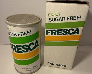 Fresca and Coca-Cola Can Radios by General Electric