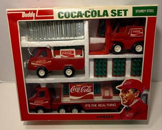 Buddy L Coca-Cola Brute Steel Set