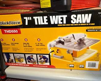 WorkForce 7" Tile Wet Saw THD550