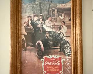 Coca-Cola "Early Auto" Advertising Print
