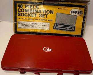 Coca-Cola 40 Piece Socket Set