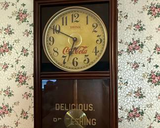 Coca-Cola Advertising Regulator Clock