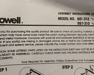 Powell "Nostalgic Oak" Storage Chest Bench