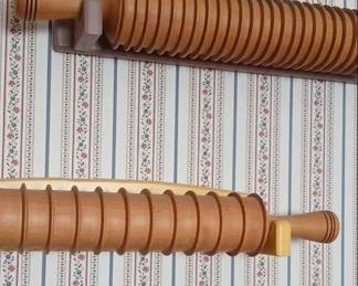 Vintage Fluted Ravioli Rolling Pin