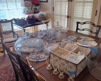 Candle wick glass ware 