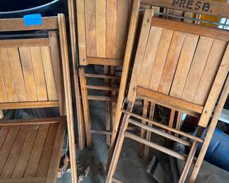 Vintage press chairs 