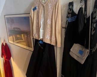 Poodle set & flapper girl set vintage clothing 