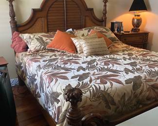King Bed with matching nightstand and dresser