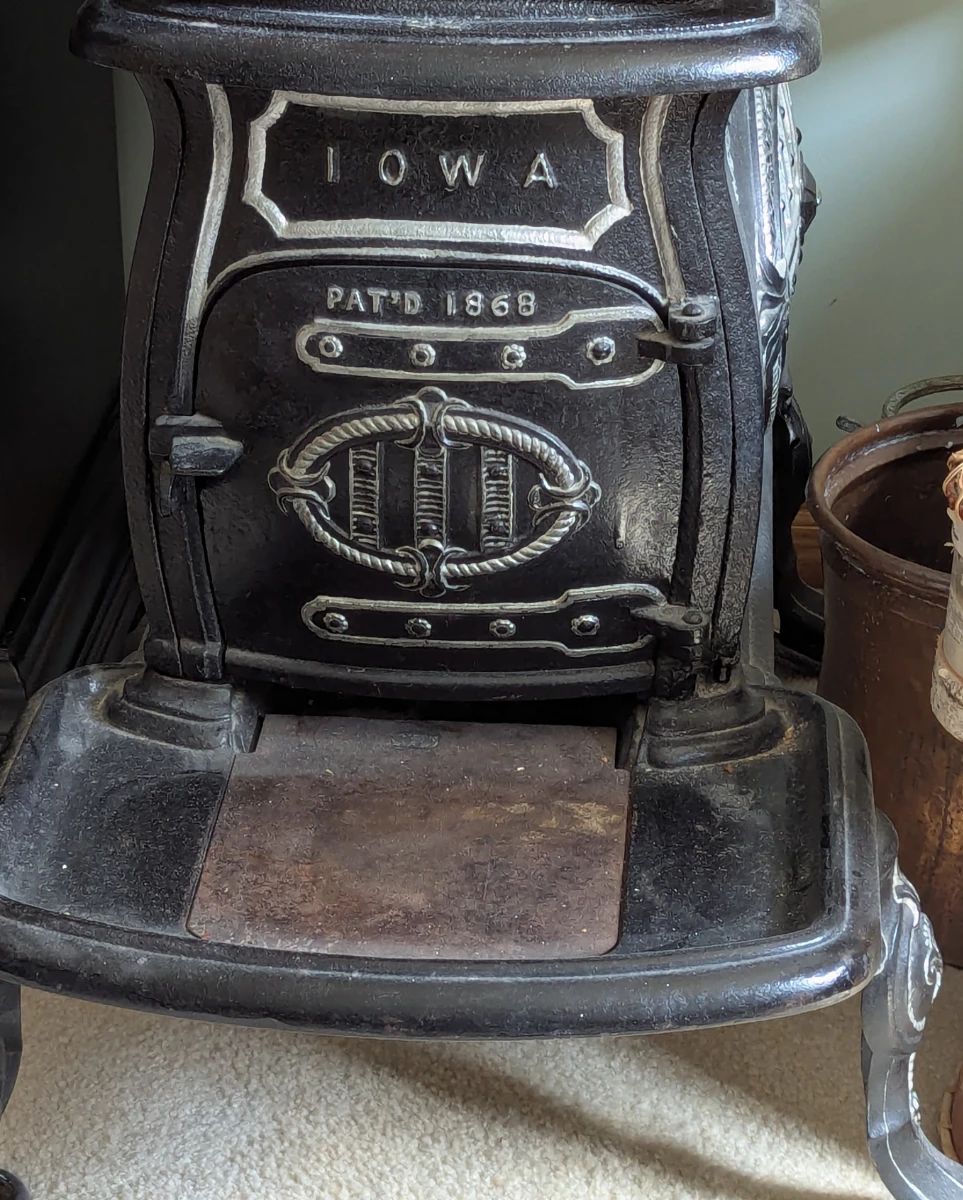 Iowa cast iron wood stove