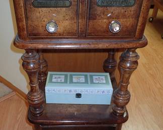 VINTAGE STAND WITH MARBLE TOP