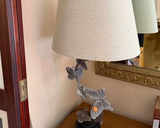 Vintage butterfly lamp