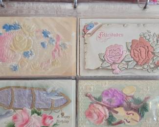 Many many antique postcards from the early 1900s