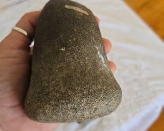 Native American artifact Basalt mortar stone