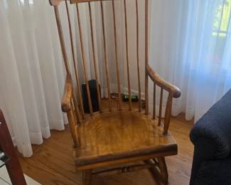 Mid century Nichols & Stone Windsor rocker