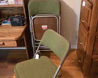 Vintage Samsonite folding chairs 