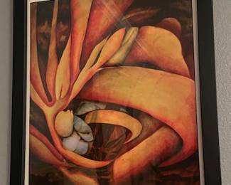 Zabbia print: "Bird of Paradise"