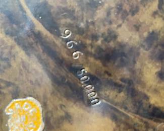 Apollo 11 paperweight printing number