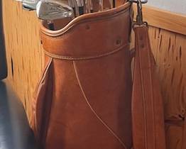 Jerry Pate golf club set in bag