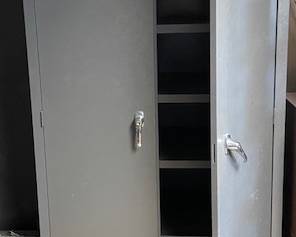 steel 2 door cabinet