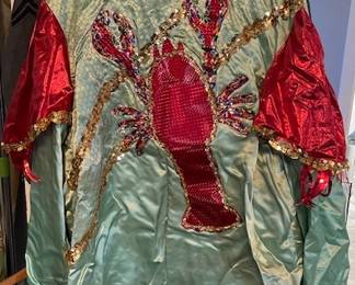 Bacchus float costume (crawfish)