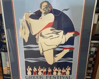 1982 Greek Festival poster