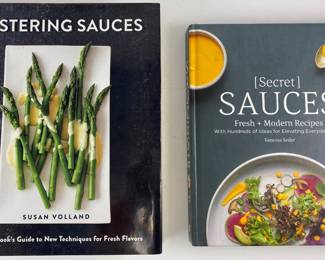UNUSED SAUCES BOOKS $7 for both