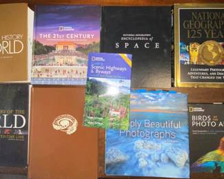 Lot ALL NAT'S GEO COFFEE TABLE BOOKS $4 EACH
