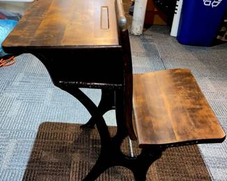 1950's school desk for plant stand $45